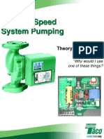 Variable Speed System Pumping