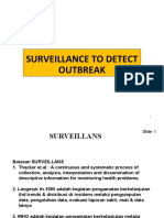 Surveillance To Detect Outbreak
