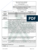 Programa Seguridad Ocupacional 2