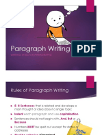 Writing Effective Paragraphs Guide