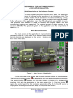 User Manual For Software Product 1K62 Lathe Simulator Brief Description of The Software Product