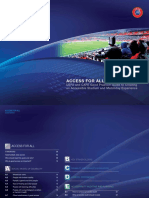 Access For All V.01: UEFA and CAFE Good Practice Guide To Creating An Accessible Stadium and Matchday Experience