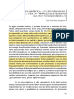 Lectura Paranoica-Lectura Reparadora