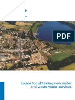 Guide For Obtaining New Water and Waste Water Services
