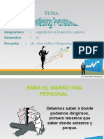 Marketing Personal