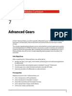Advanced Gears: Unit Objectives