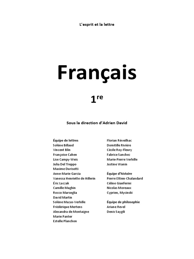 Ldp 1er Integral Pdf Poesie Romans