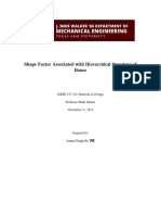 Shape Factor Associated With Hierarchical Structure of Bones