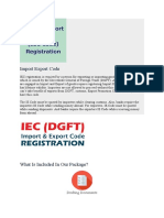 IEC Registration