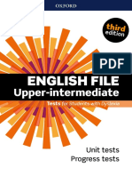 English File Upp-Intermediate Dyslexia-Friendly Tests PDF