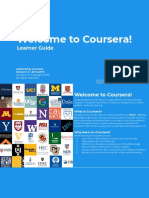 Welcome To Coursera!: Learner Guide