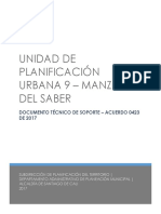 Documento Técnico de Soporte - UPU 9 - Acuerdo 0423 de 2017