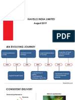 Havells India Limited: August 2019