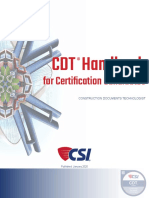 CDT Handbook: For Certification Candidates