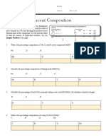 Determining Percent Composition: Sample Problem