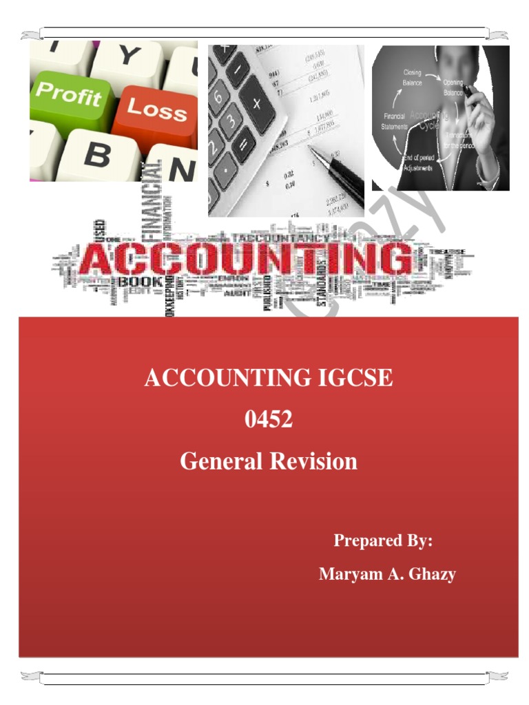 IGCSE Accounting 0452 Revision Guide | PDF | Bookkeeping | Debits And ...