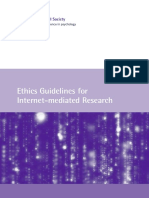 Ethics Guidelines For Internet-Mediated Research (2017)