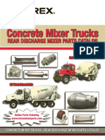 Concrete Mixer Rear Discharge Parts Catalog PDF