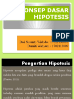 Konsep Dasar Hipotesis