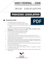 Prova - Técnico Legislativo PDF