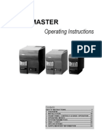 Siemens Micro Master Instructions