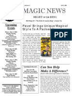 Magic News: Pavel Brings Unique Magical Style To A Packed House