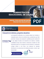 Evaluación de Sistemas y Proyectos Educativos PDF