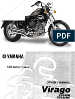 Manual Propietario (OWNER) Motocicleta Yamaha VIRAGO XV535 (English)