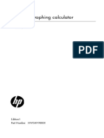 HP 39gii Users Guide English en nw249-90001 Edition 1 PDF