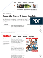 Before-After Photos - 4X Muscle-Mass Gains - Iron Man Magazine