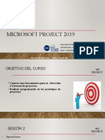 Microsoft Project 2019 - SESIÓN 2