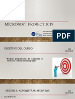 Microsoft Project 2019 - SESIÓN 3