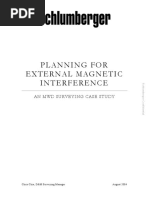 Planning For External Magnetic Interference: An MWD Surveying Case Study