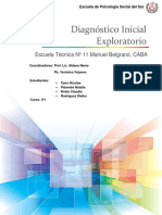 Diagnóstico Inicial Exploratorio PDF