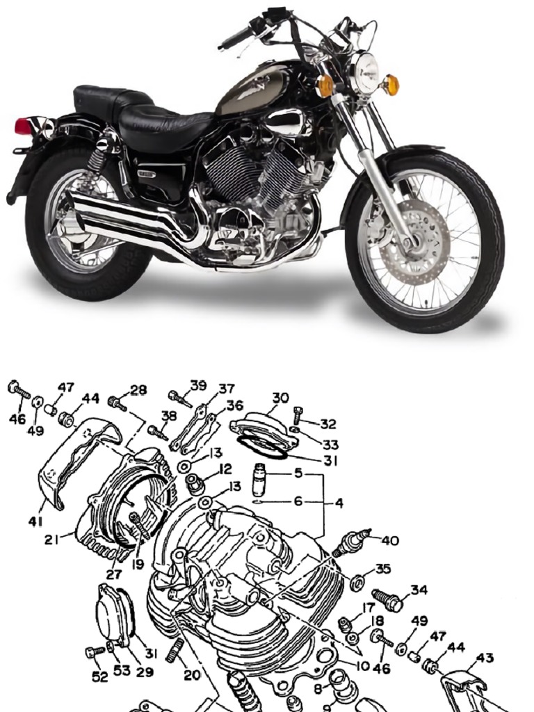 Yamaha Virago 535 Umbaunull