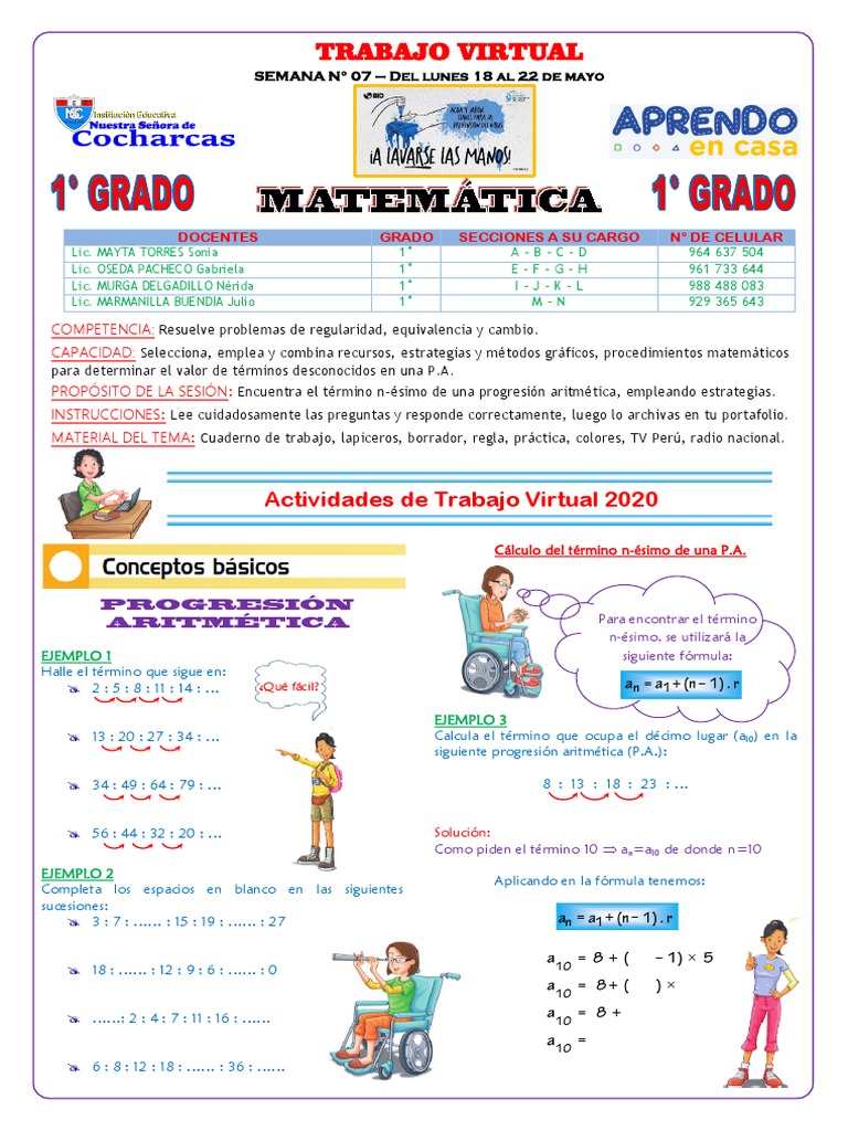1 Mate S07 PDF | PDF | Enseñanza de matemática | Ocio