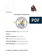 3.3 Filosofías Del Control Estadístico de Procesos