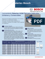 Batería AGM Bosch