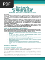 GUIA DE ESTUDO - Metodologias Ativas de Ensino