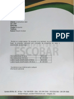 Cliente Constructora A&hr Cconit Dirección Ciudad Mosquera Teléfono