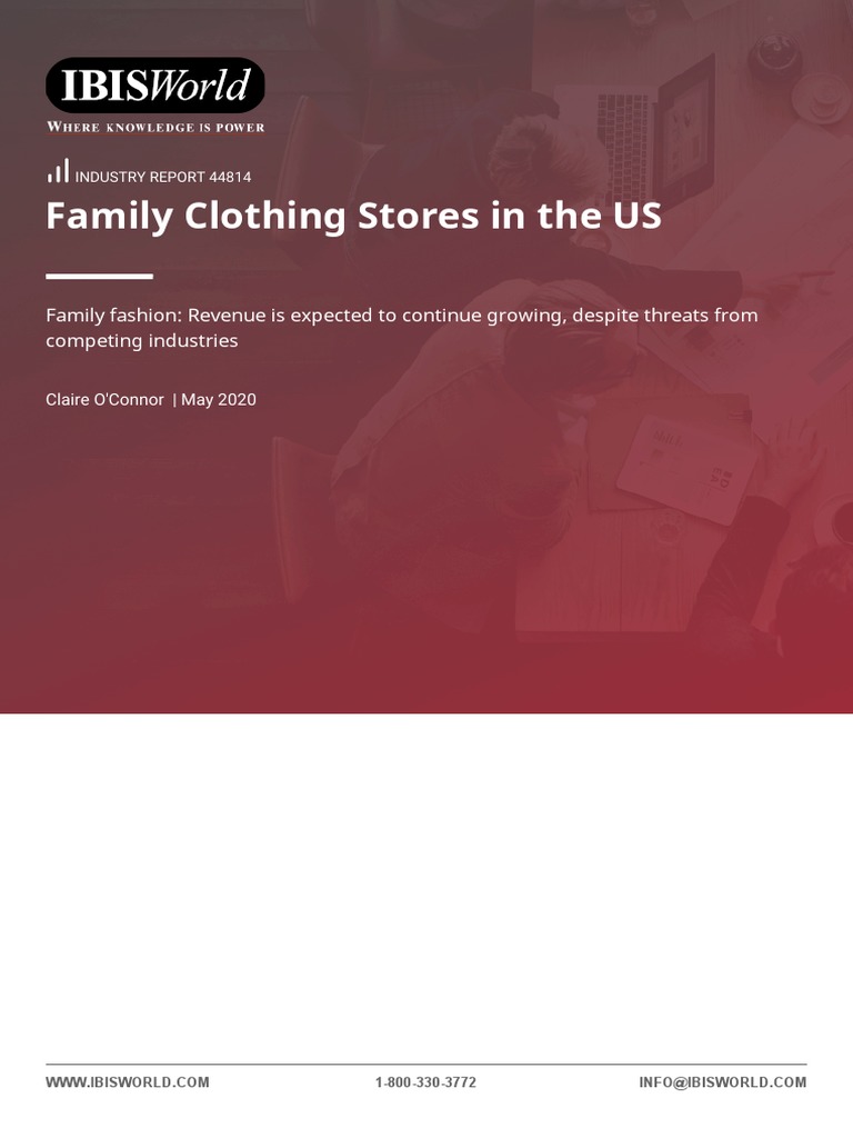 IBISWorld 2020 Family Clothing Stores in The US Industry Report PDF