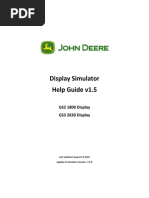 Display Simulator Help Guide v1.5: GS2 1800 Display GS3 2630 Display