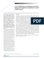 Bendamustine in BEAM Regimen for Lymphoma Transplant