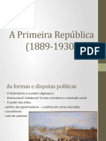 A Primeira Republica