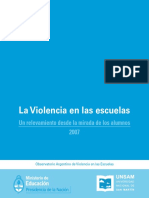 La Violencia en Las Escuelas, Desde La Mirada de Los Alumnos - 2007-2008