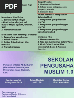 Sekolah Pengusaha Muslim 1