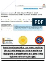 Metaanalisis Eficacia Del Trasplante de Microbiota Fecal para El Tratamiento Del Sindrome Del Intestino Irritable JESUS MORILLO