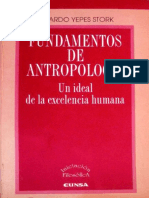 Yepes Stork Fundamentos-de-Antropologia-La Técnica y El Mundo Humano PDF