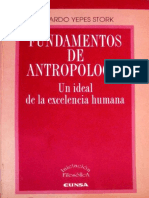 Yepes Stork Fundamentos-de-Antropologia-Ricardo-La Vida Intelectual PDF