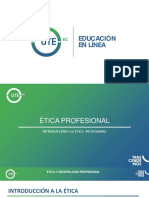 Introducción - Ética - Profesional - Formato Clase Online Ute PDF